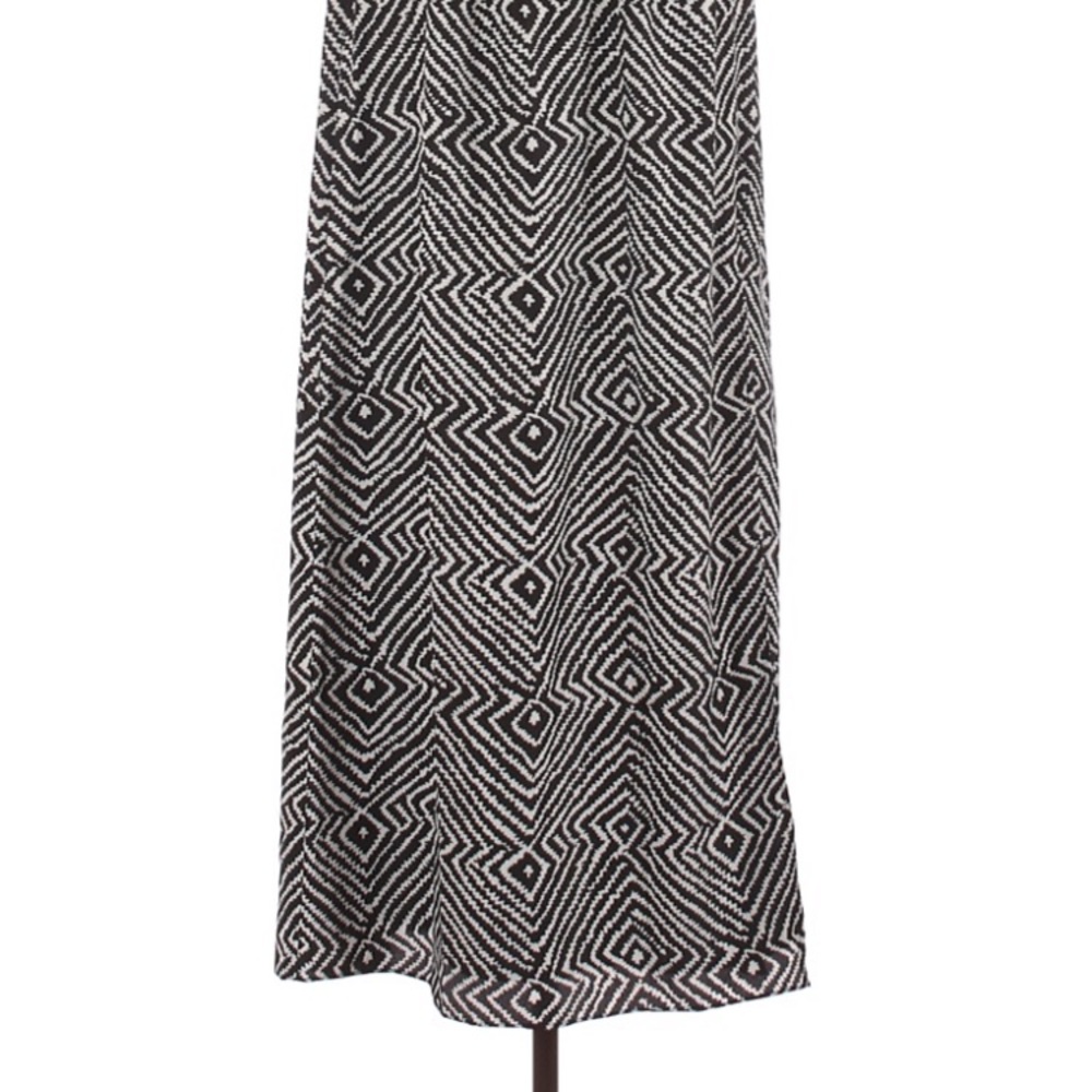 Michael Kors B&W Black & White Printed Maxi Skirt - Picture 3 of 5